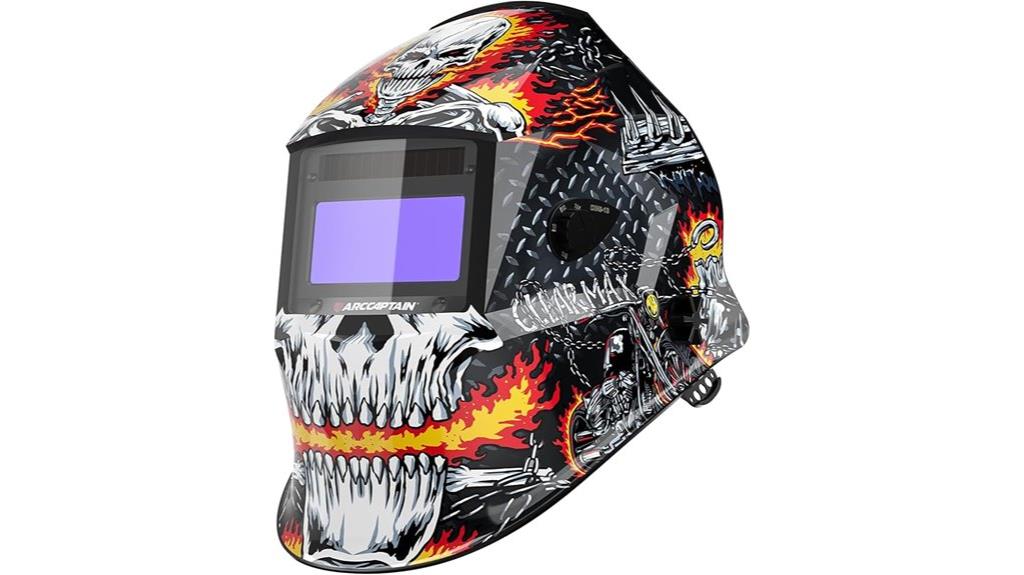 welding helmet with auto