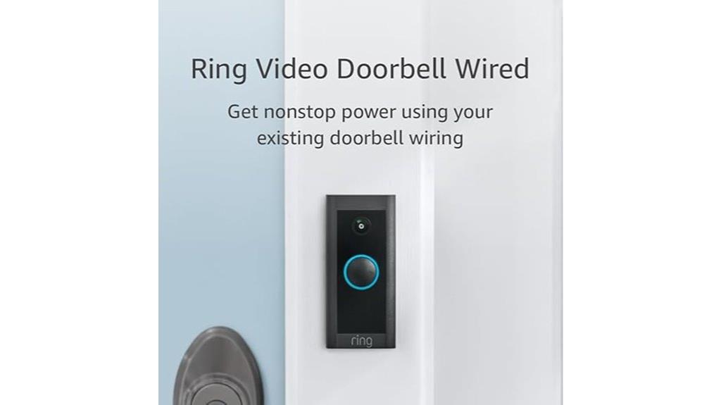 wired hd camera doorbell