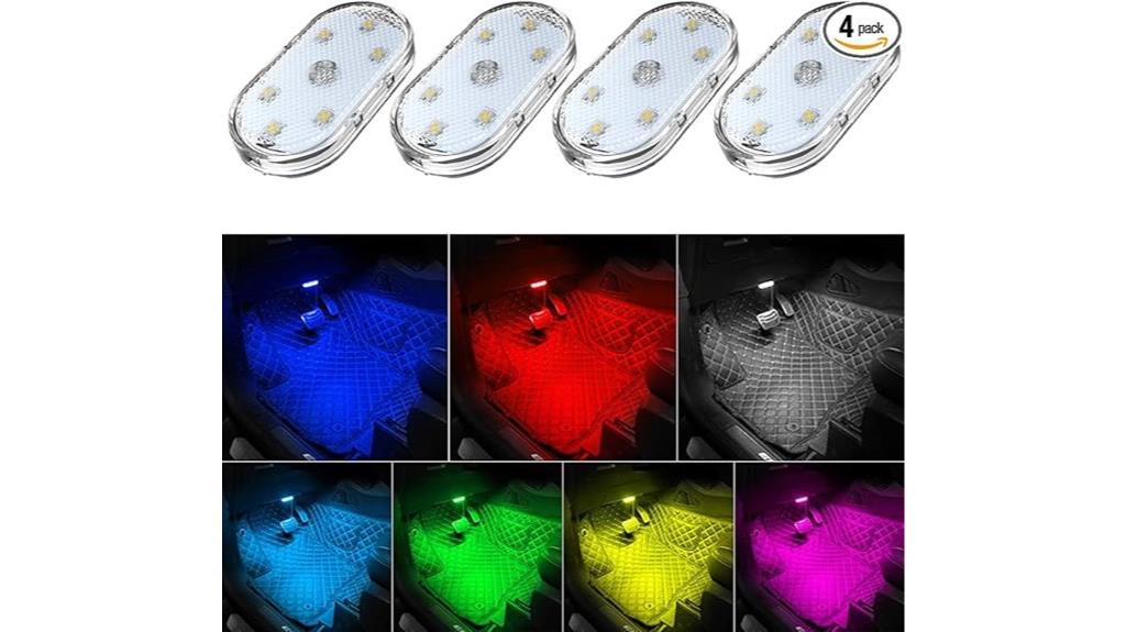 wireless multi color interior lighting