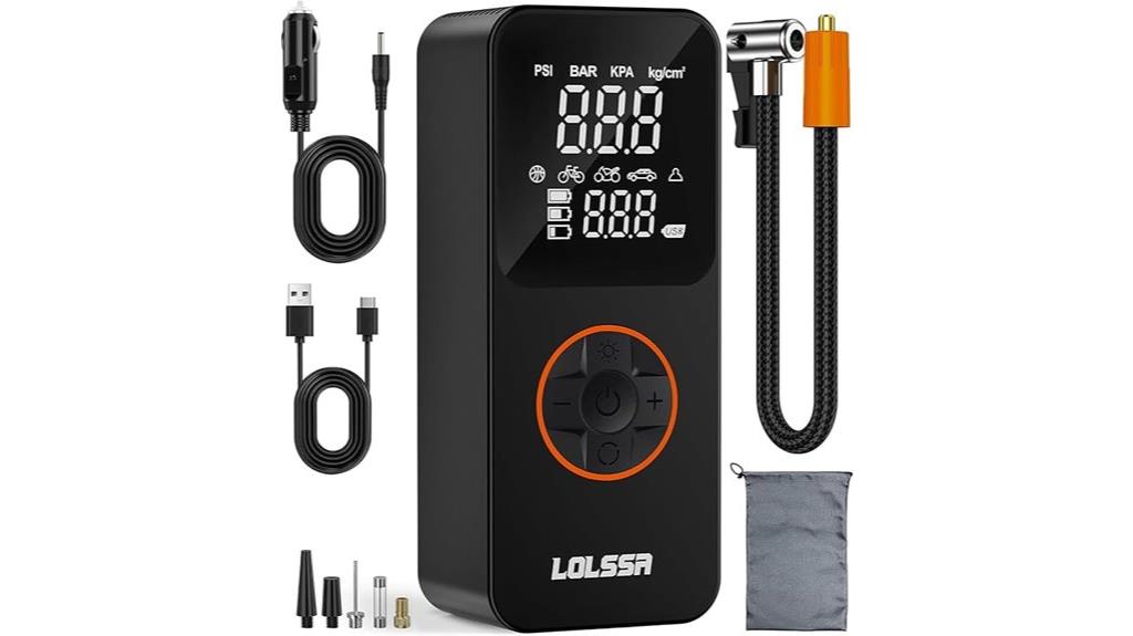 wireless tire pump battery