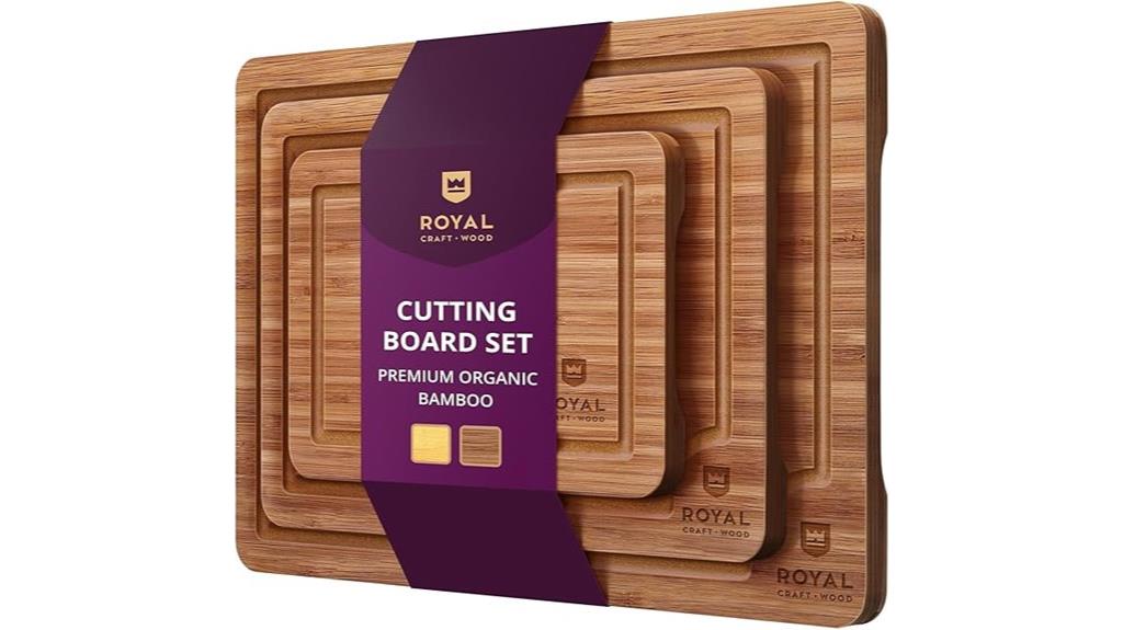 wooden cutting boards set