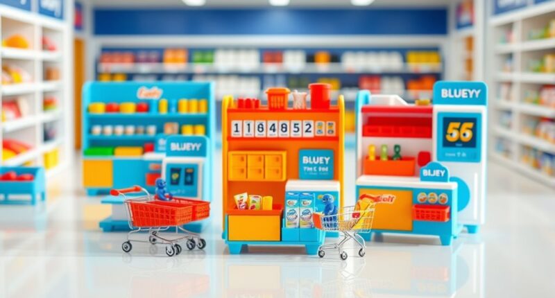 affordable bluey playsets for kids