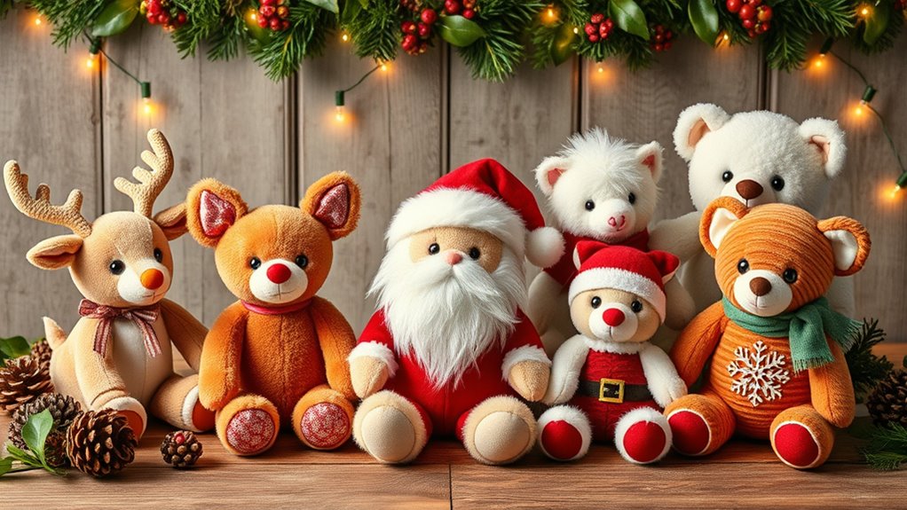 choosing holiday plush toys