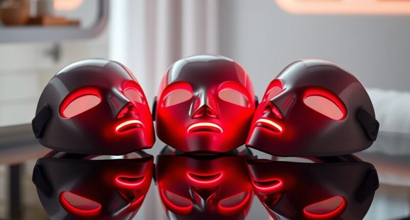 top red light masks 2025