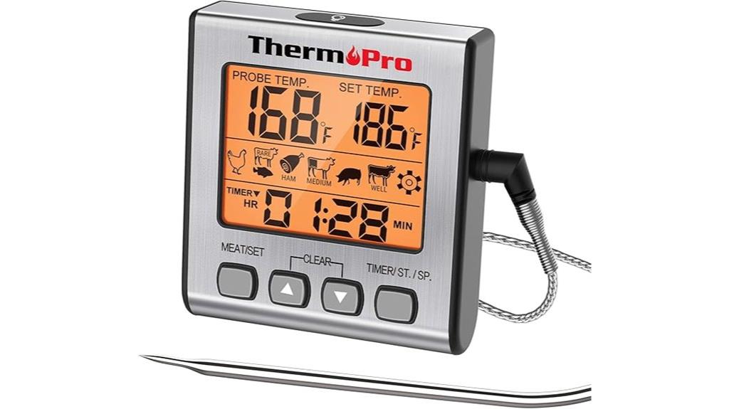 wireless digital meat thermometer