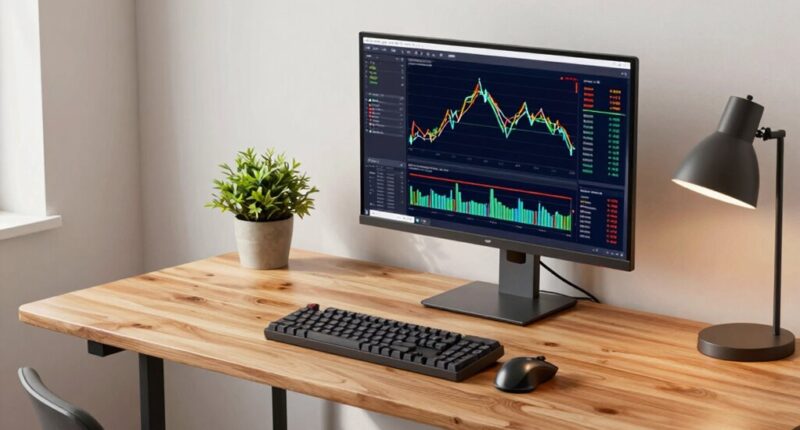 affordable ergonomic crypto workspace