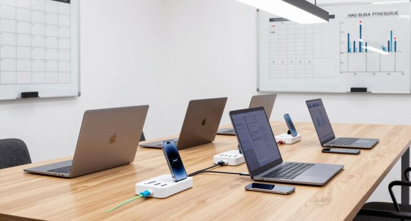 charging stations for crypto teams