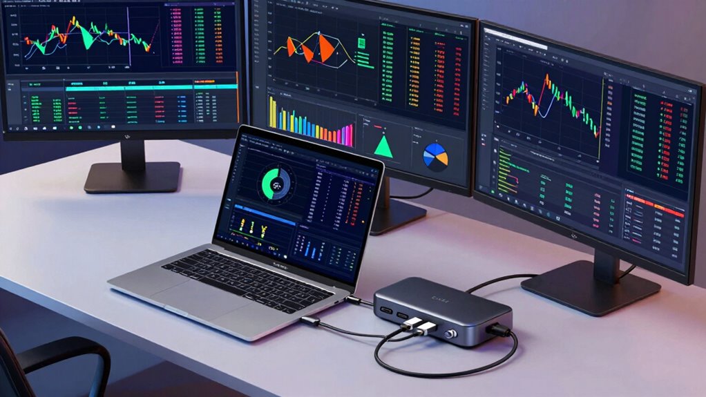 efficient multi monitor crypto setup
