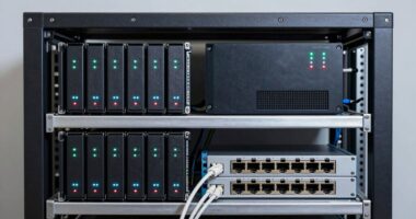 efficient small rack organization