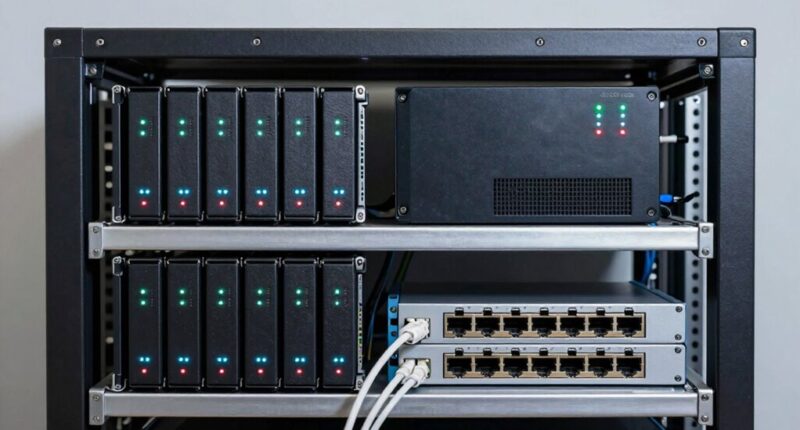efficient small rack organization