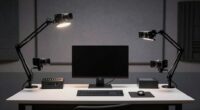 multi camera desk setup