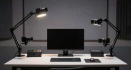 multi camera desk setup