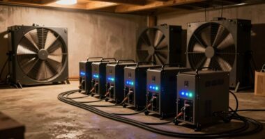noise impact on home mining