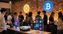 portable crypto event displays