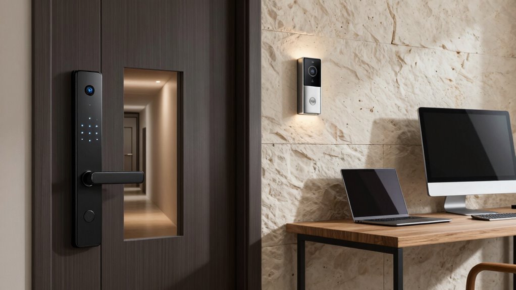 smart locks and doorbells security