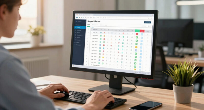 AI output review queue for customer support macros