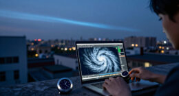 Can AI Follow Noctilucent Clouds Using A Twilight Dial?