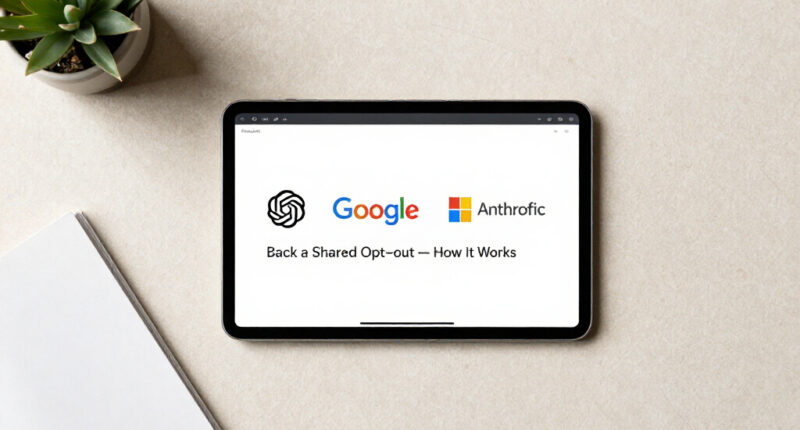 OpenAI, Google, Microsoft And Anthropic Back A Shared Opt-Out—How It Works